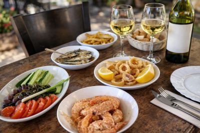 Menu Authentic Meze Selection