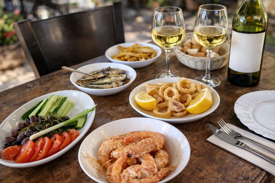 Menu Authentic Meze Selection